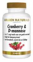 Golden Naturals - Cranberry & D-mannose - 90 tabletten