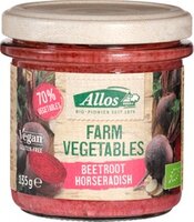 Allos - Rode Biet- en Mierikswortelspread - 135 gram