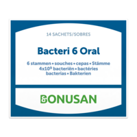 Bonusan - Bacteri 6 Oral - 14 Sachets