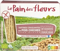 Le Pain des Fleurs - Kikkererwten Crackers - 150 gram