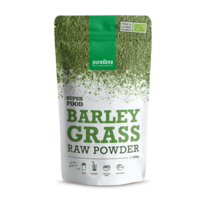 Barley Grass Raw Poeder (Gerstegras) BIO Glutenvrij 200g - Purasana