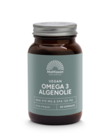 Vegan Omega-3 Algenolie 500 mg - DHA 375 mg & EPA 125 mg - 60 capsules - Mattisson