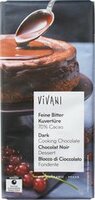 Vivani - Kookchocolade Puur - 150 gram