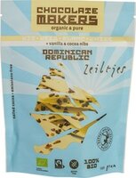 Chocolatemakers - Chocozeiltjes Wit met Vanille & Nibs - 100 gram