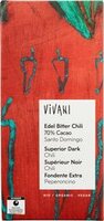 Vivani - Pure Chocolade 70% Chili - 80 gram
