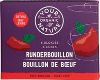 Your Organic Nature - Runderbouillonblokjes Gistvrij - 6x11 gram