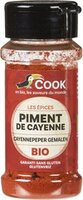Cook - Cayennepeper Gemalen - 40 gram