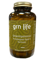 GRN LIFE Groenlipmossel & Collageen type II Formule - 120tbl