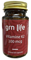 GRN LIFE - Vitamine K2 100 mcg - 60vcaps