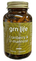 GRN LIFE D-Mannose 250mg & Cranberry 250mg - 120 Vcaps
