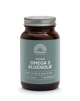Vegan Omega-3 Algenolie - DHA 210mg & EPA 70mg - 60 capsules - Mattisson