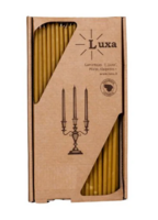 Luxa - Bijenwas kaarsen dun - 60 stuks