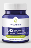 Vitakruid - B12 5000 mcg Adenosylcobalamine - 60 smelttabletten