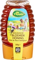 Bloemenhoning BIO Knijpfles - 250 gram - De Traay