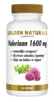 Golden Naturals - Valeriaan 1600mg - 60 capsules