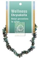 Chrysocolla Armband van Natuursteen – Elastische Splitarmband