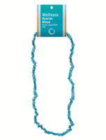Ruben Robijn - Howliet Blauw Splitketting 45 cm met Kaart