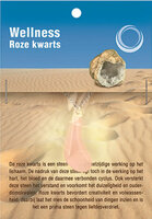 Ruben Robijn - Rozenkwarts Hanger met RVS Ketting 45 cm
