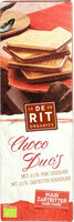 De Rit - Biologische Choco Duo's Puur 150 gram