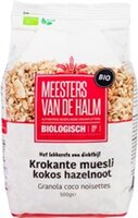 De Halm – Krokante Muesli Kokos Hazelnoot Bio – 500 g